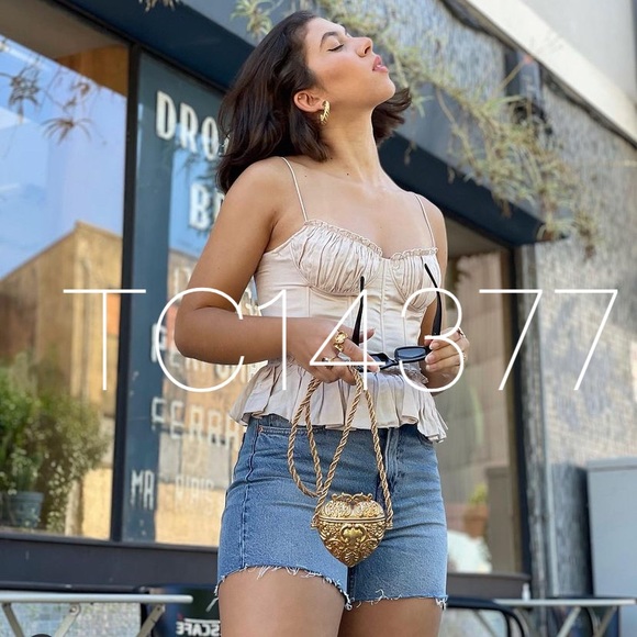 H&M BROCK COLLECTION NWT Corset Style Top - Picture 12 of 16